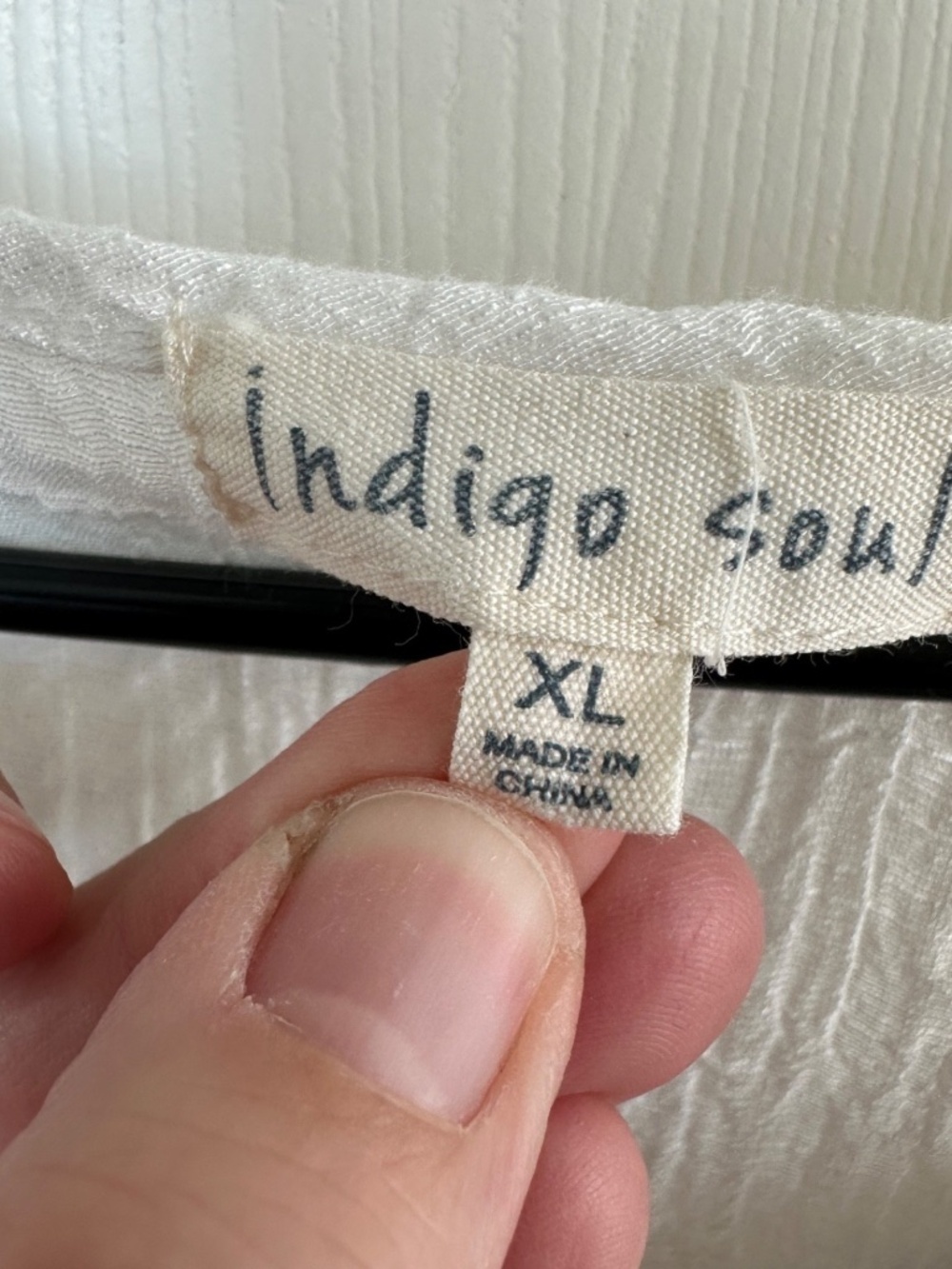 indigo soul women's romantic festival hippie top size xl embroidered top resort - Picture 7 of 8